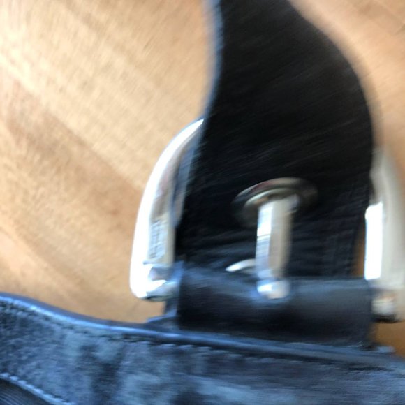 Coach soho Black Leather Buckle Satchel Tote Shoulder Bag Hand Purse 13110 - Picture 12 of 15